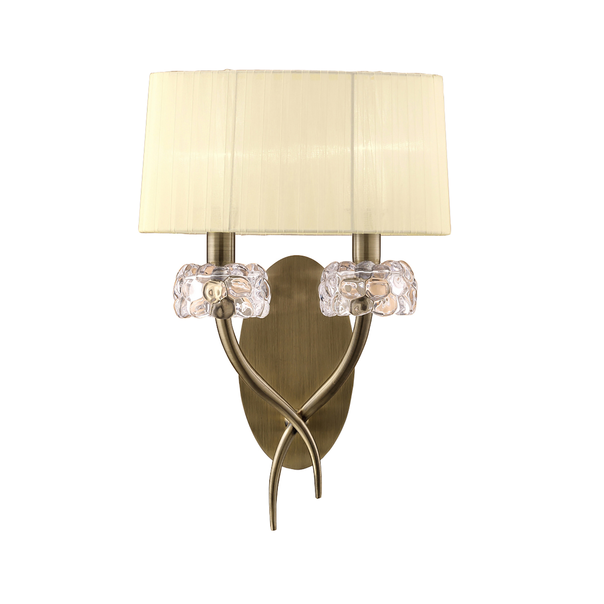 M4634AB/S  Loewe AB Switched Wall Lamp 2 Light
